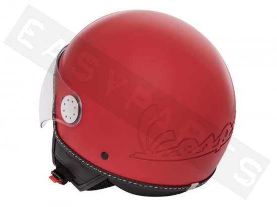 Piaggio Helm Demi Jet VESPA Visor 3.0 Mat Rood 896/A